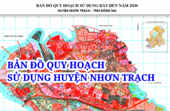 Bản đồ quy hoạch sử dụng đất huyện Nhơn Trạch đến năm 2030