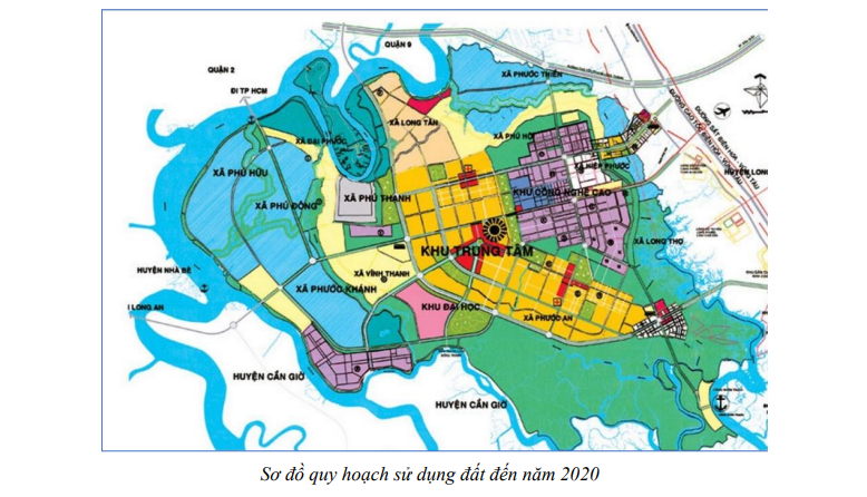 Sơ đồ quy hoạch sử dụng đất đến năm 2020
