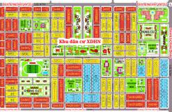 Bản đồ chi tiết phân lô dự án XDHN - Nhơn Trạch