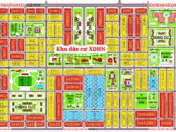 Bản đồ chi tiết phân lô dự án XDHN - Nhơn Trạch